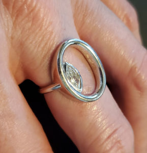 Marquise Diamond Ring Repurposed