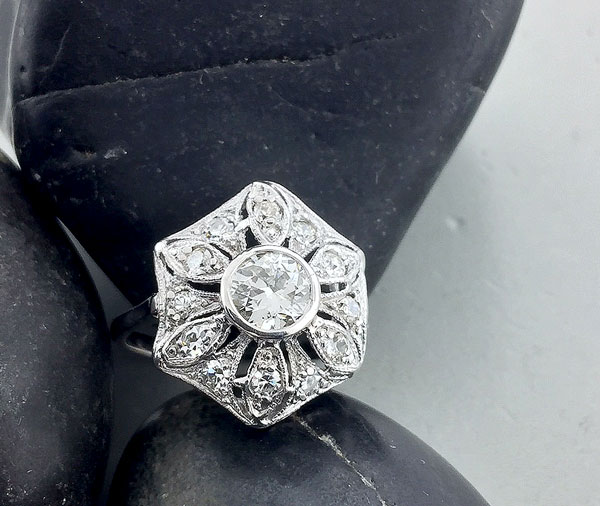 Ring crushed by a car repaired | Heirloom Jewelry Restoration | East Towne Jewelers | Mequon WI